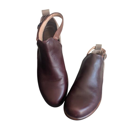 Naot Leather Ankle Strap Brown Booties Kamsin  Women's SZ 39 / 8.5 - Picture 4 of 5